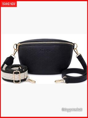 Leather RFID Anti-Theft Sling Bag, Travel Crossbody Purse, Pickpocket Proof